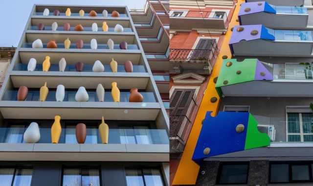 Bari, palazzo Le Giare e Apulia Re' hotel: un modo per distinguersi dalla triste edilizia 